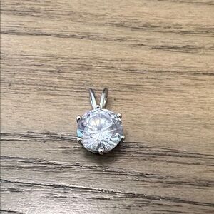 Dainty Seta CZ Pendant